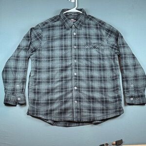 Harley-Davidson Men's Gray Plaid Shirt
